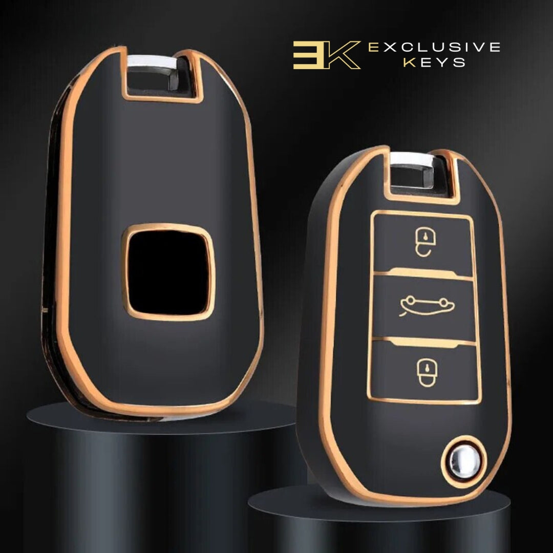 Custodia per Peugeot 208, 3008, 308, 508, 408, 2008, 307, 4008 (pulsante del bagagliaio)