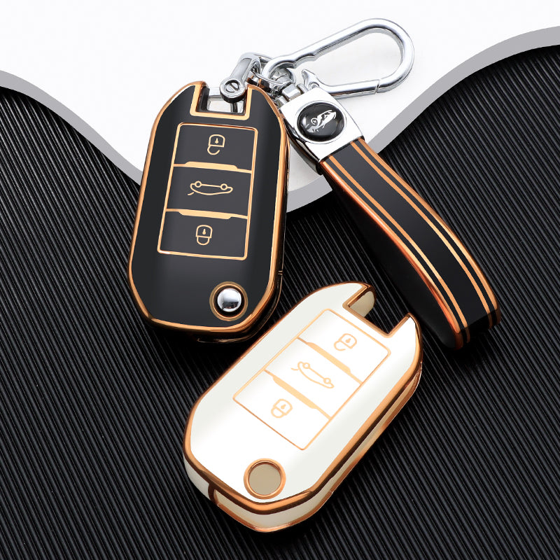 Custodia per Peugeot 208, 3008, 308, 508, 408, 2008, 307, 4008 (pulsante del bagagliaio)