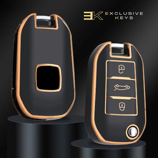 Custodia per Peugeot 208, 3008, 308, 508, 408, 2008, 307, 4008 (pulsante del bagagliaio)